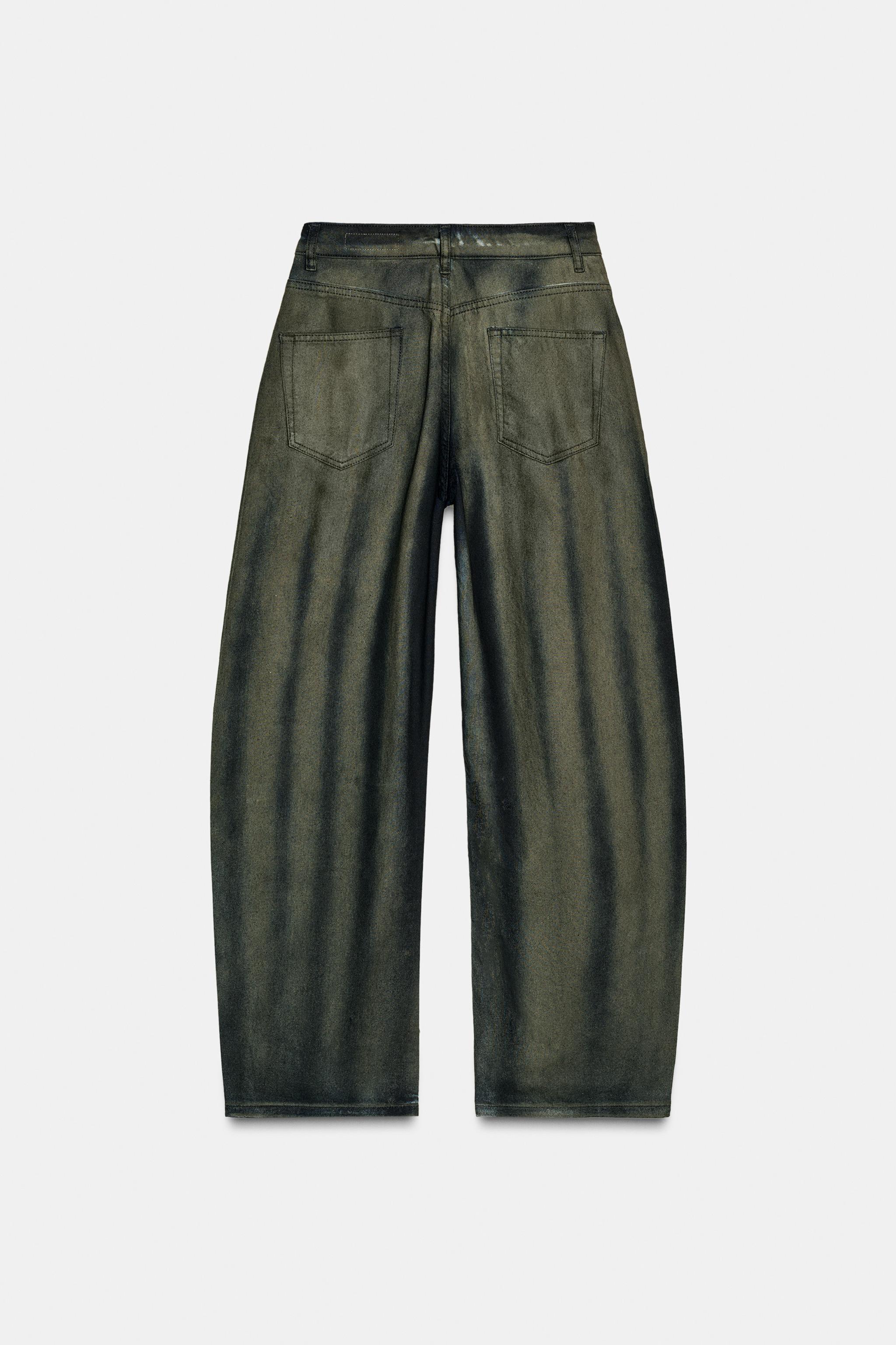 ZW COLLECTION MID-RISE BARREL LEG LIMITED EDITION JEANS